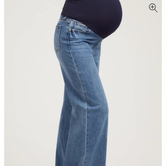 Pink Blush Maternity Denim Jeans - Picture 3 of 6
